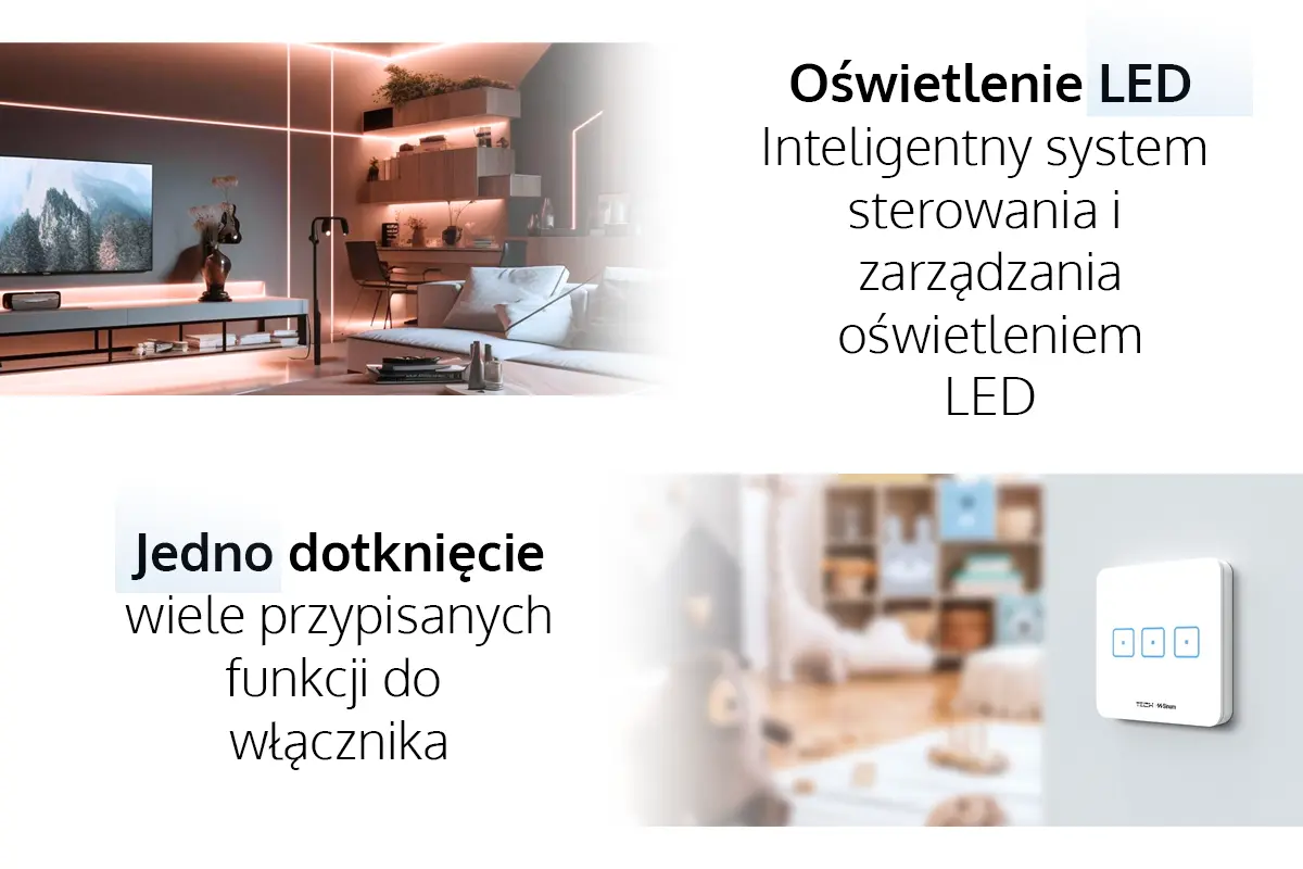 Sinum to równiez inteligetne sterowanie oświetleniem LED